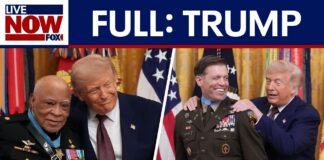 President Trump participates in Medal of Honor ceremony