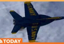 Video: Blue Angels Fly at Low Altitude, Sending People Scrambling