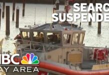 Coast Guard suspends search for 3 people after boat sinks in San Francisco Bay