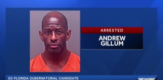 Ex-Florida gubernatorial candidate Andrew Gillum arrested for drug possession in Alabama