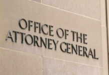 Office of the Attorney General building sign.