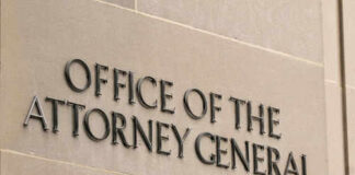 Office of the Attorney General building sign.