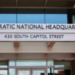 Entrance to Democratic National Headquarters building
