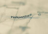 Map showing Yellowstone and surrounding locations.