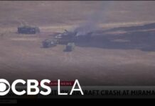 Military plane crashes at San Diego Miramar Air Base