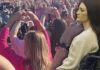 Lindsay Clancy Greeted By Crowd Of Supporters Wearing Pink