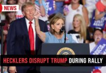 Heckler Ejected, Crowd Cheers – Then Trump Said This… Hecklers disrupt Trump at South Carolina rally to support Darline Graham