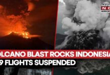 Indonesia's Anak Krakatau Erupts, 209 Flights Suspended As Ash Cloud Soars 50,000 Feet | Watch
