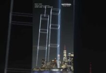 Drone light show recreates Twin Towers to honor 9/11 victims