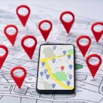 Travel App EXPOSES U.S Troops Smartphone with map app surrounded by red location pins