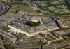 Pentagon building seen from above