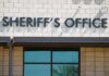 sheriff's office building exterior sign