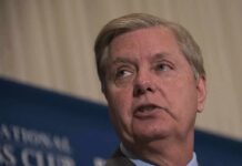 Lindsey Graham speaking at an event